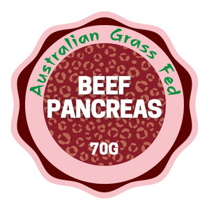 FP Freeze-Dried Raw Beef Pancreas Treats 70g