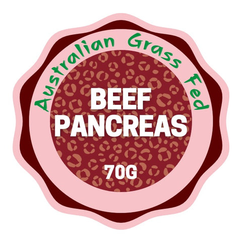 FP Human Grade Freeze-Dried Raw Beef Pancreas Treats 70g